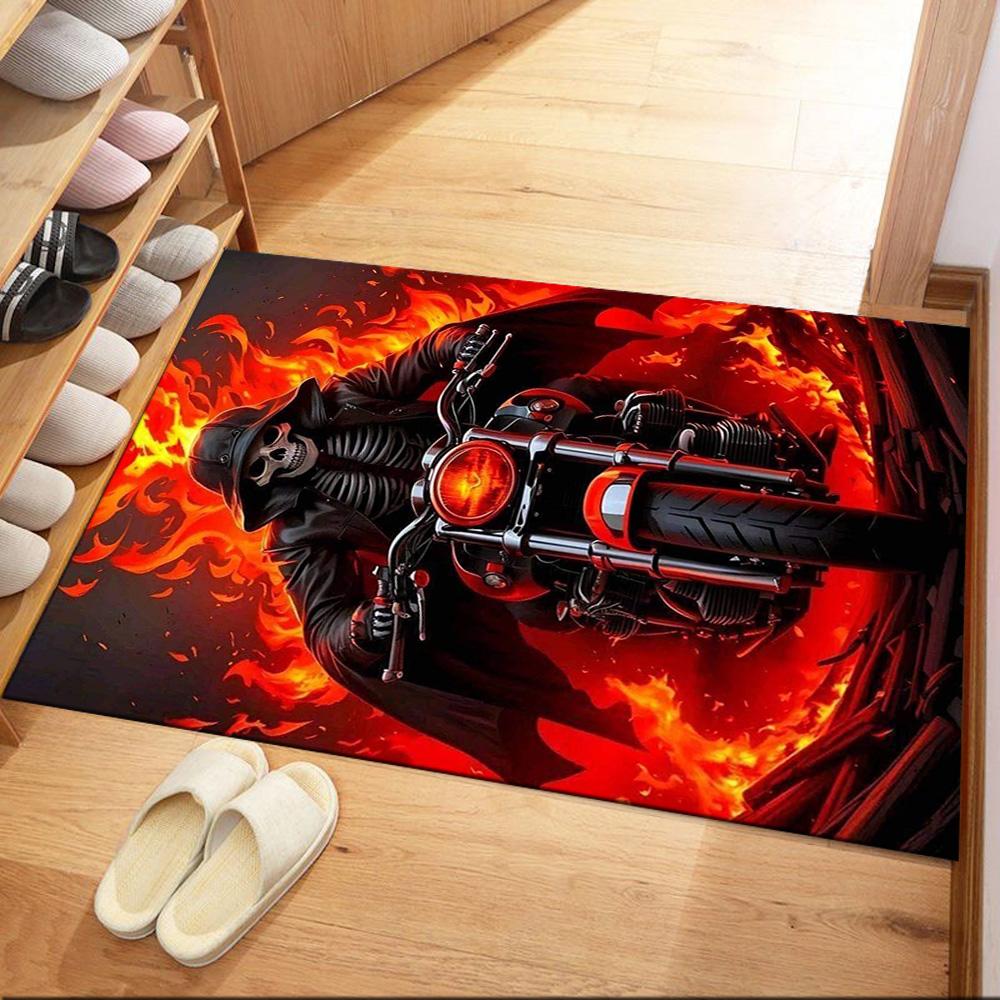 Satanic Symbolism Artwork Floor Mats for Living Room, Bedroom and Room Decoration Are Suitable for Gifts.