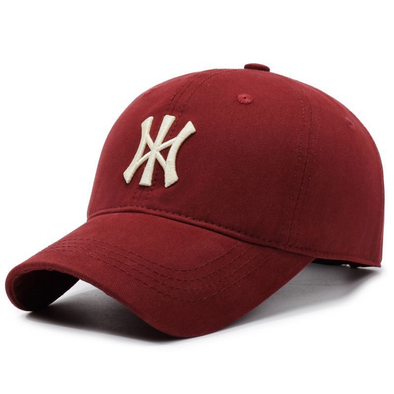 Polyester Letter Embroidered Baseball Cap For Sun Protection And Sunshade Men Women