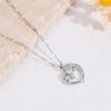 Легкая Роскошь Бант Любовь Ожерелье Женское Простое Высококлассное Универсальное Инкрустированное Цирконом Подвеска Изысканные Ювелирные Изделия