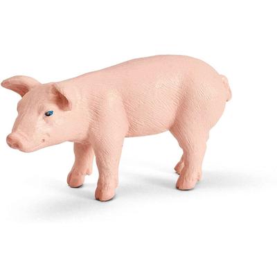 Schleich Farm World Фигурка свиньи 13289 (Малыш стоит)