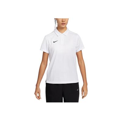 Dri-Fit Fashion Мягкая впитывающая пот быстросохнущая футболка с коротким рукавом для женщин, топы белого цвета IB8748-100