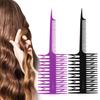 Парикмахерская DIY Двусторонняя расческа для окрашивания Мелирование Салонный инструмент для окрашивания Отдельный