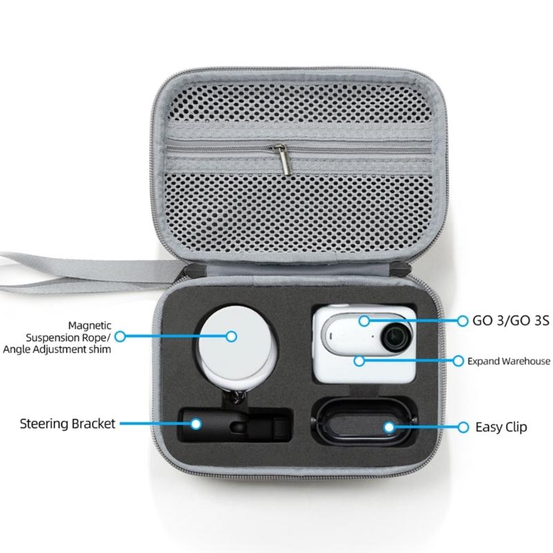 Дорожный чехол Защитные органайзеры для камеры GO 3S, Жесткий чехол с защитой от царапин и организованными карманами