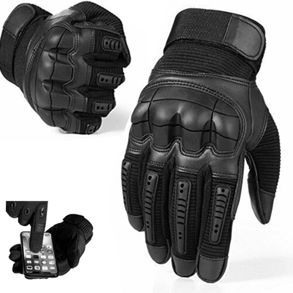 Motorcycle Gloves Men Tactical Military Hunting Shooting Knuckle Protection ATV Quad Sports Cycling Bike Gloves