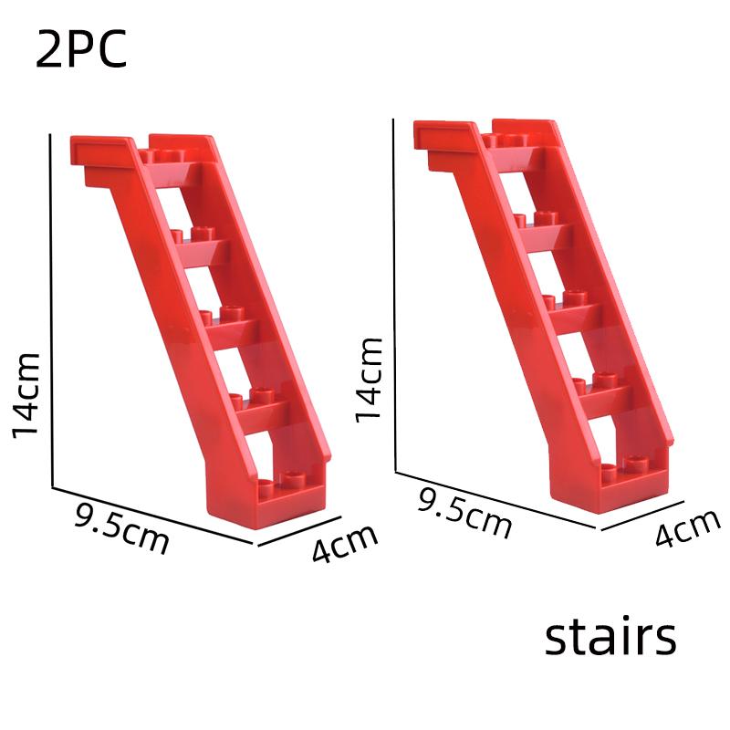 Большие Строительные Блоки Дом Аксессуары Части Крыша Окно Стена Строительство Собирать Кирпичи Образовательные Игрушки Для Детей Подарок