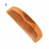 Fashion Fine Tooth No Static Hair Comb Beard Comb Peach Wooden Hair Styling Tool