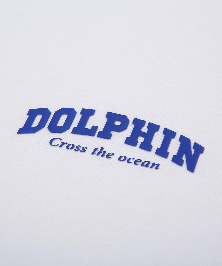DOLPHIN WAVE APPAREL [3 шт.] Футболка с логотипом-аркой дельфина Белый & Белый & Черный