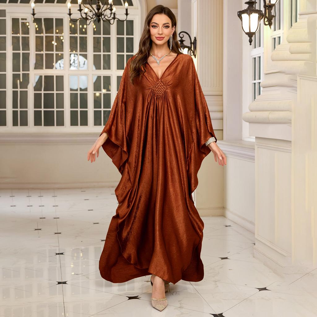 Luxuary Beach Cover Ups Golden Kaftans for Women Bust Hand Woven Maxi Dresses Summer Holiday Bathing Suits