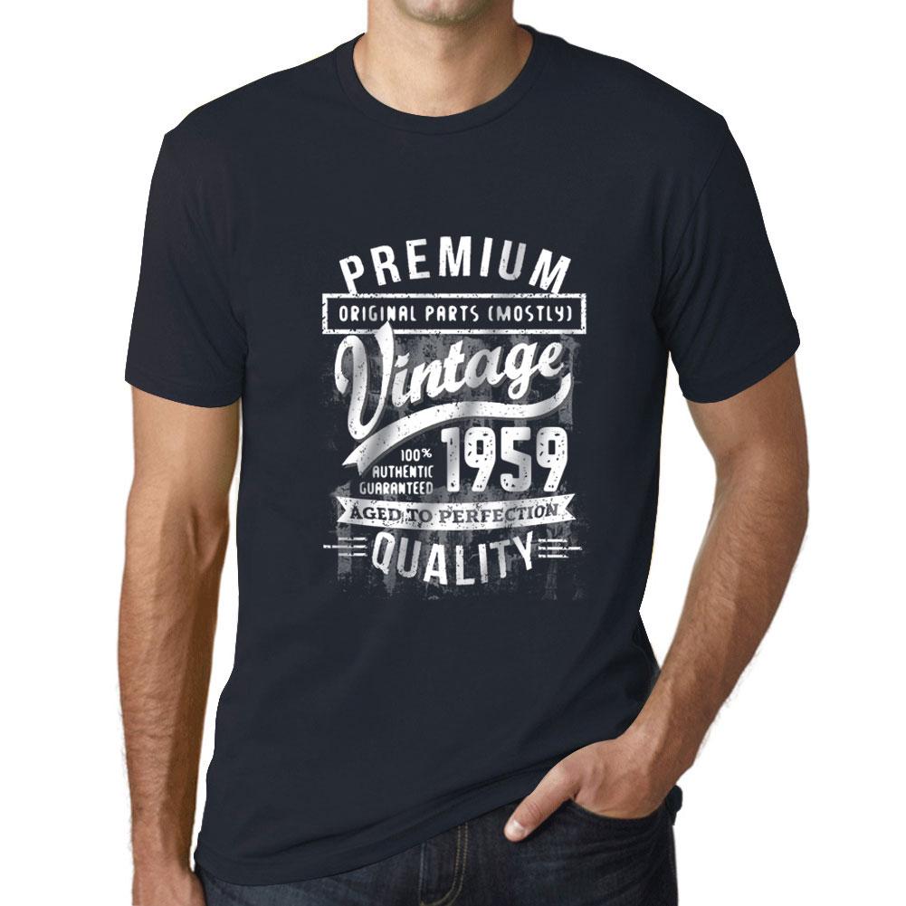 Ultrabasic Homme Graphique 1959 Aged To Perfection T-Shirt - Cadeau Danniversaire Pour 60 Ans