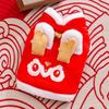 Pet Chinese Style Cotton Coat Dogs Cats Small Medium Breeds Festive Lion Dance Costume