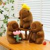 New Internet Celebrity 8-inch Capybara Doll Kapibara Plush Toy Girl Children's Birthday Gift Doll