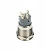 Vandal-proof Bistable Pushbutton 250V 5A 19X38Mm Yellow