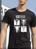 Nirvana unisex black TShirt made of breathable poly  Heavy metal gift for him