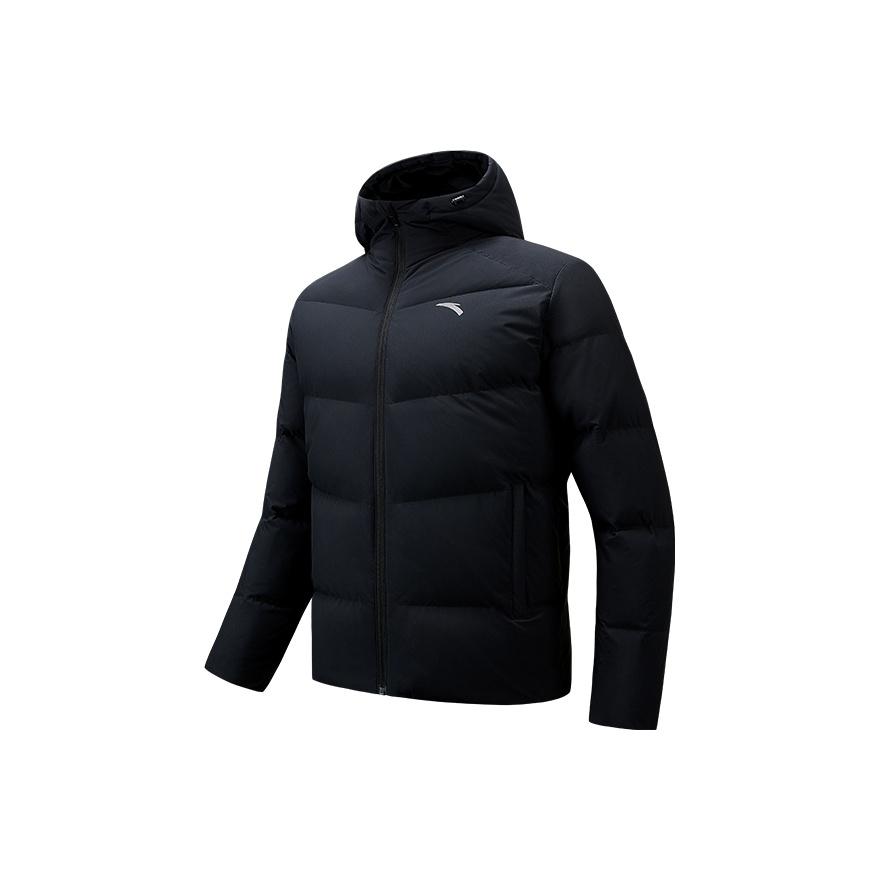 Anta Three-Layer Quick Warmth Four-Defense Technology Short Hooded Sports Casual Commuter Versatile Warm Thickened Down Jacket Men Jacket 952547927-1