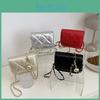 Chain Popular Diamond Grid Fashion Girl Daily Use Shoulder Bag Bag Crossbody