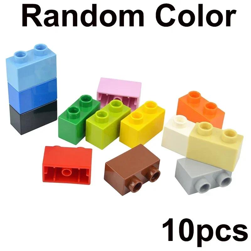 Большой размер слайд гоночный трек мяч кирпич крупный строительный блок воронка слайд лабиринт аксессуары детские игрушки совместимые Duploes