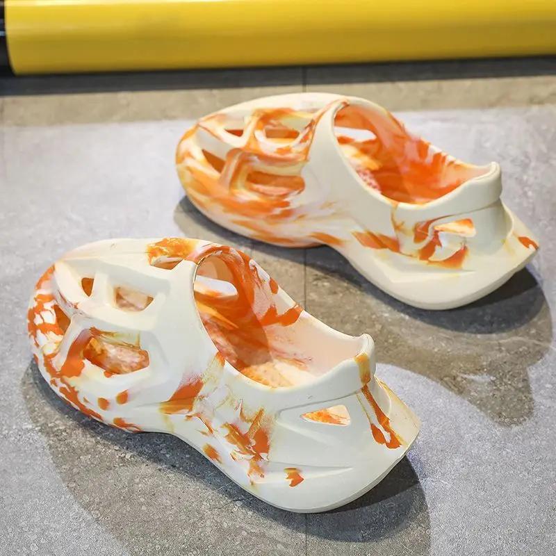 Модные мужские уличные сандалии Дышащие Сверхлегкие Новые Летние Низкая Цена Номер 41 Распродажа Модные Босиком Роскошные Стили 2025 Купить Мужскую Обувь