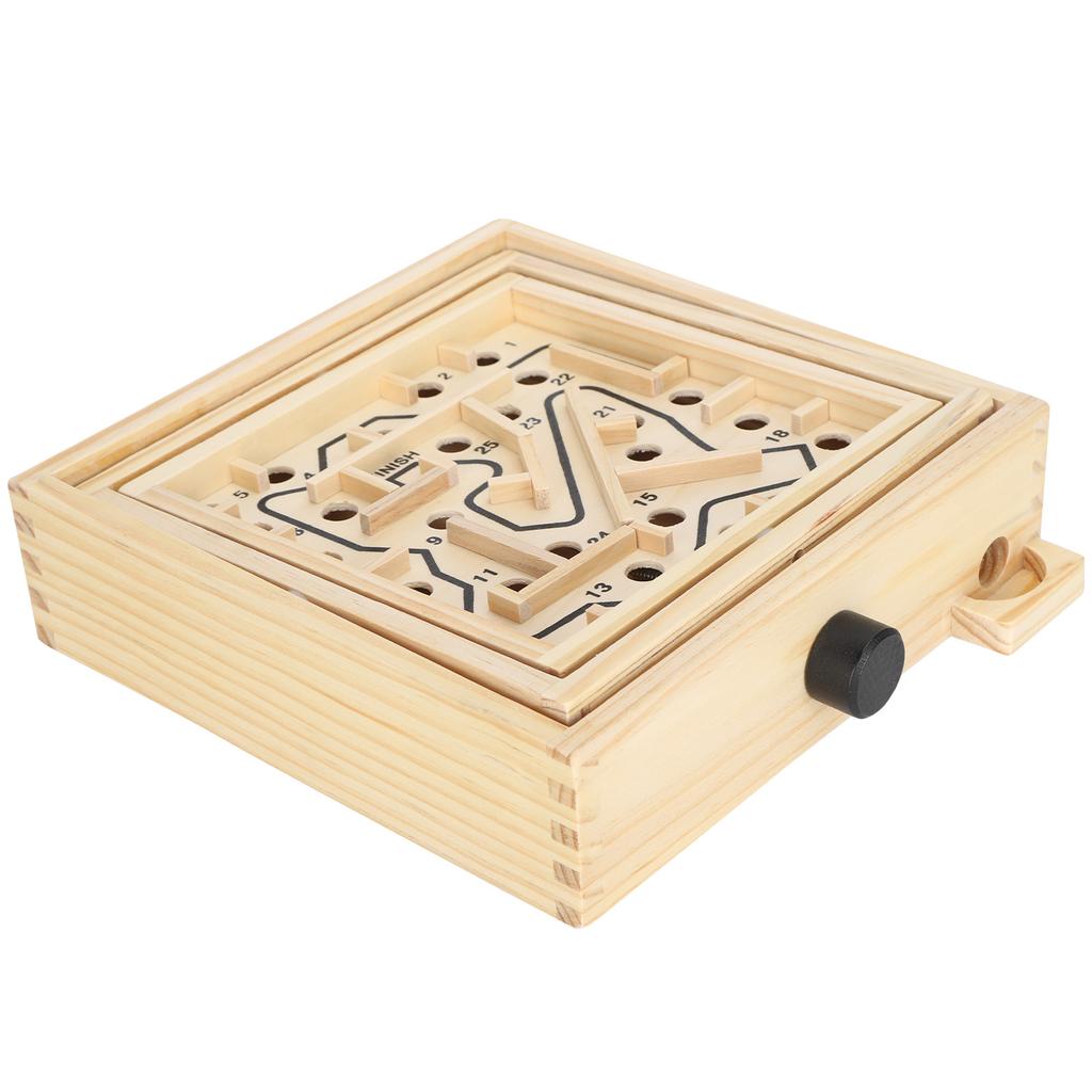 Деревянный лабиринт, игровой лабиринт, настольный трекбол, головоломка, игровая обучающая игрушка