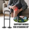 Double Base Standing Aid 8 Height Adjustable Seniors Pregnant Woman Standing Assist Device Heavy Duty Disabled Elderly Mobility Aid Tools