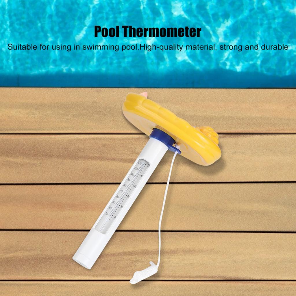 Lovely Cartoon Shape Floating Swimming Pool Thermometer Temperature Meter with Fahrenheit celsius Display