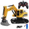 Electric Wireless Remote Control Construction Vehicle, Alloy Excavator Simulation Model Toy, Six-Way Excavator Toy