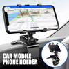 Автомобильный держатель для телефона с вращением на 360 градусов, складное крепление для телефона на приборную панель, регулируемая многофункциональная подставка для телефона для солнцезащитного козырька, зеркала заднего вида