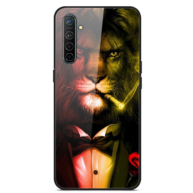 Для OPPO Realme XT Закаленное Стекло Чехол Мягкий Бампер Жесткий Funda Для OPPO Realme 6 Pro Realme X2 XT Чехол для Телефона Realme6 Задняя Крышка