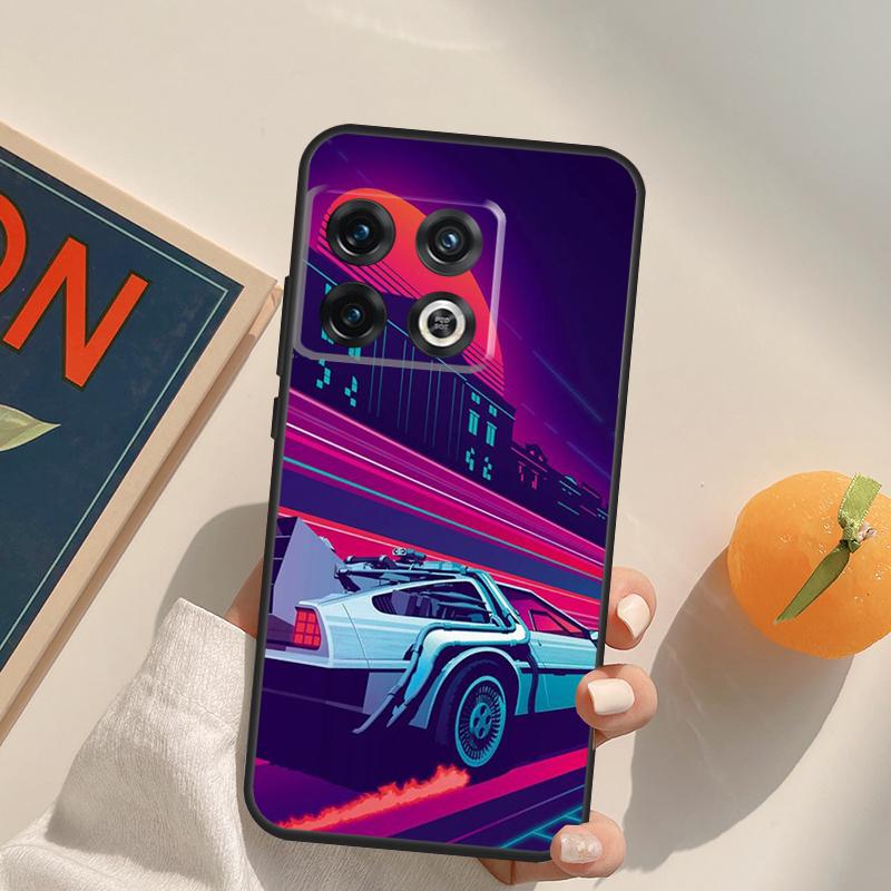 Back To The Future Time Machine Case For OnePlus 12R 13R 13T 10R 15 13 12 11 10T 8T Nord CE 4 3 2 Lite N20 N30 Nord 5 Cover