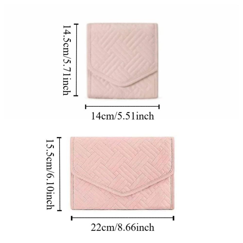 Foldable Portable Travel Jewelry Bag Necklace Journey Storage Bags  Jewelry Packing