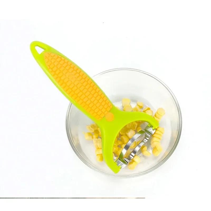 1PC Kitchen Supplies Stainless Steel Corn Plow Thresher Corn Separator Kitchen Tools Corn Cutter Kitchen Gadgets Accessories
