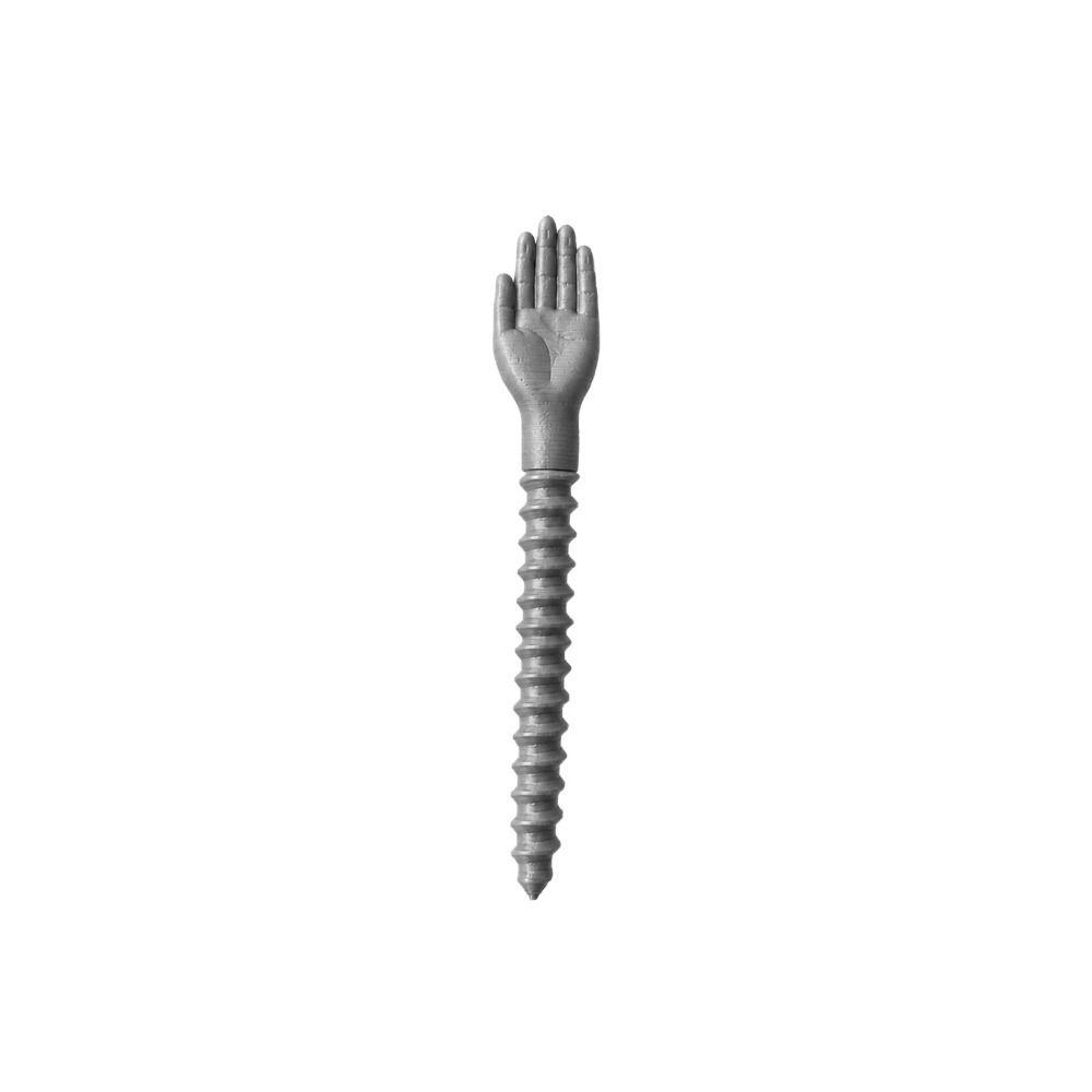 3D Printed Hand Shape Screw Hook Realistic Wall Mount Key Holder Unique Key Hanger Entryway