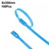 Maximum Tensile Strength 200 Lbs Nylon Cable Ties Self-locking Ties