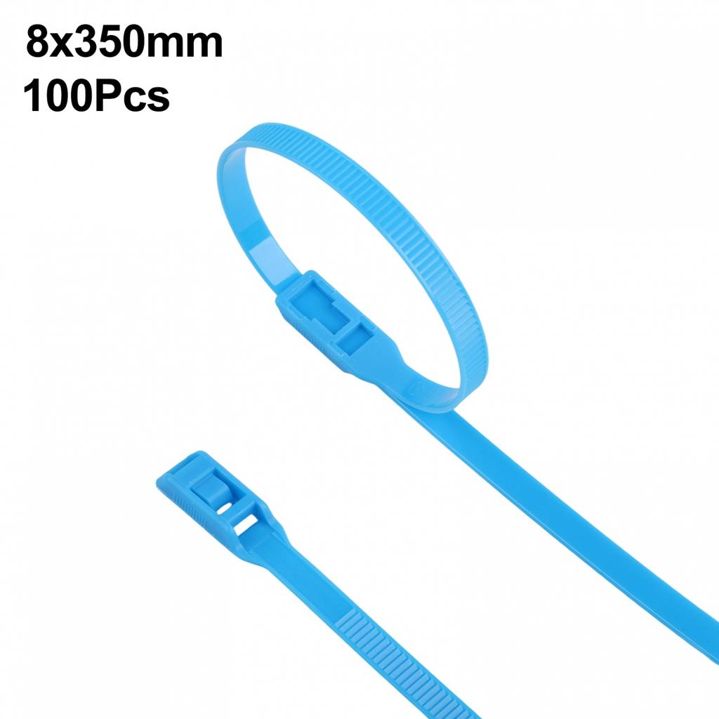 Maximum Tensile Strength 200 Lbs Nylon Cable Ties Self-locking Ties