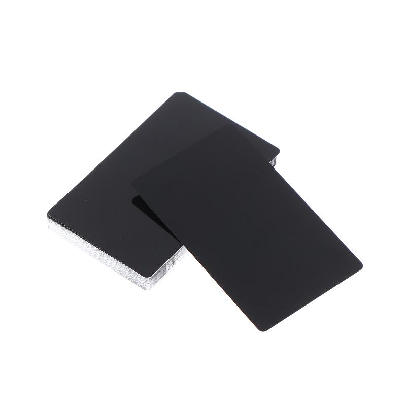 50 шт. Заготовки для лазерной гравировки Алюминиевый лист Визитная карточка для лазерной гравировки Многоцелевые Подарочные карты для DIY