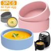 3 шт. Форма для яиц для аэрофритюрницы, силиконовые чашки для пашотницы, антипригарная форма для варки яиц, микроволновая яйцеварка, чашка для яиц, формочка для приготовления закусок для духовки