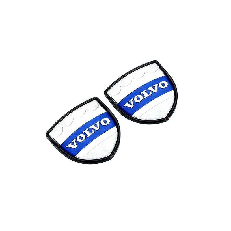 2 шт. Значок-щит с логотипом лося Volvo, 3D металлическая наклейка для всех багажников и крыльев автомобилей - Аксессуары для стайлинга и декора автомобиля