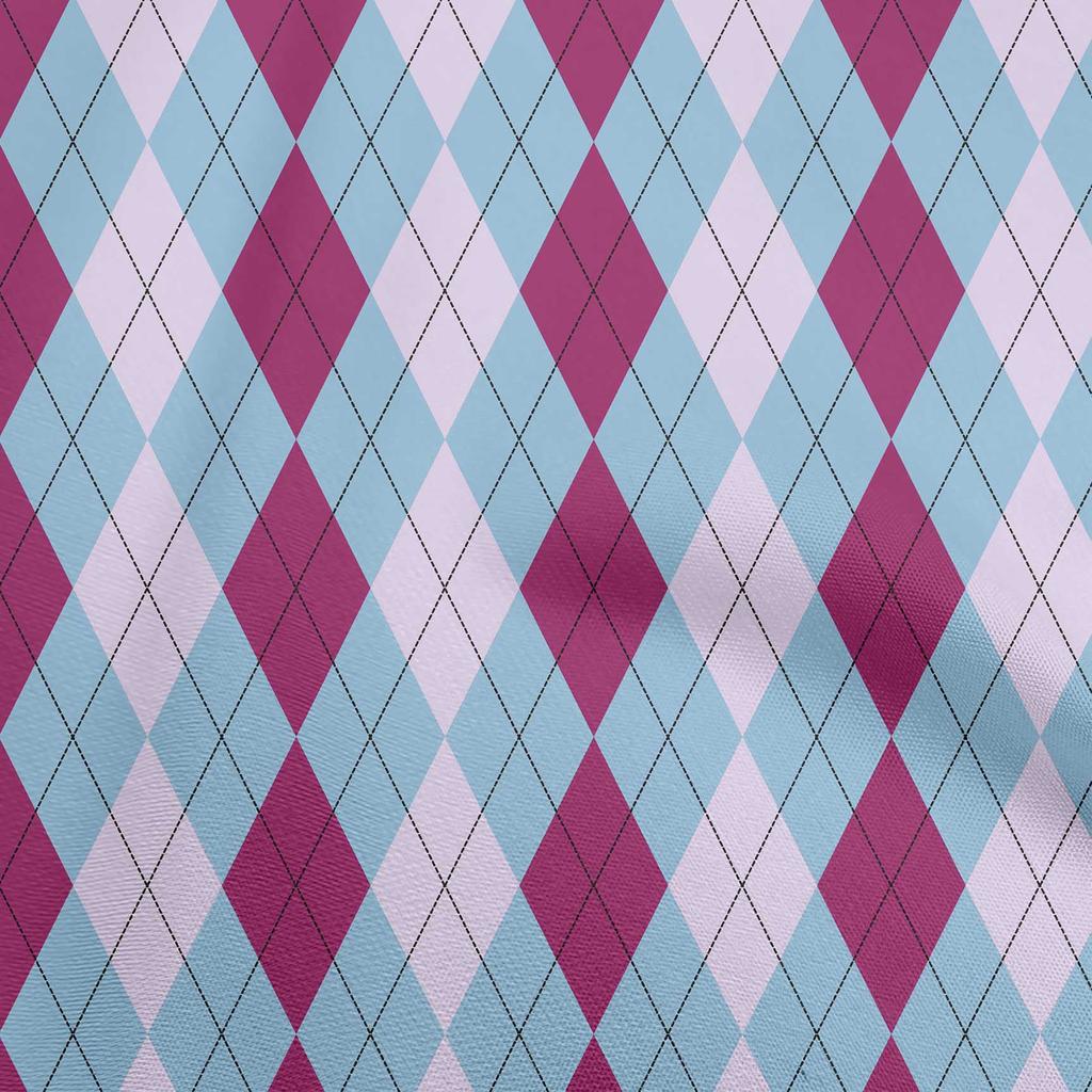 oneOone Хлопчатобумажная гибкая коричневая ткань в клетку Argyle Diy Одежда для квилтинга Ткань с принтом в ярдах 40 дюймов