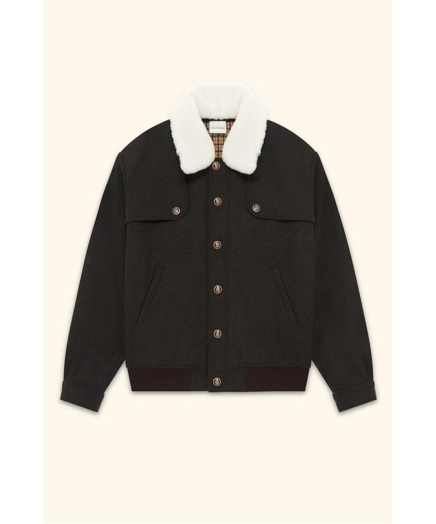 Drole De Monsieur Le Blouson Laine D0Jaw25114Brx