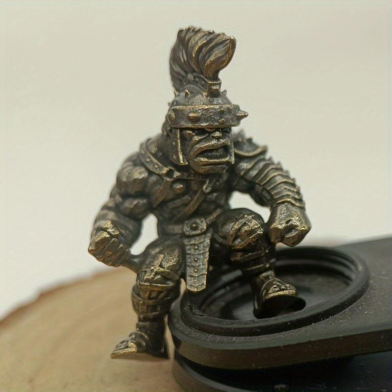 Soldier Brass Knife Beads DIY Woven Bracelets Lanyard Keychain Pendants Accessories Outdoor Tool Hangings Charms