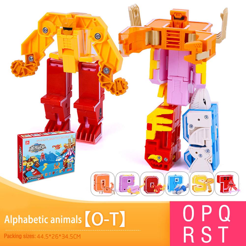 26 букв AZ Алфавит Робот тексты песен Боты Животное Динозавр Воин Деформация Фигурки