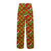 Men's Knitted Fashionable Printed Pocket Casual Pants Pajama Pants