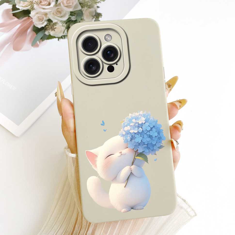 Для iPhone 14 Pro A2890 A2650 Чехол Новый Дизайн Расписные Цветы Мягкий Силиконовый Чехол Для iPhone 14Pro A2889 A2892 Корпус Телефона