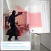 Проводной PIR-датчик движения, широкий угол 110 градусов, защита от ложных срабатываний для домашней безопасности, технология MCU, светодиодный индикатор включения/выключения (опционально), NC Al