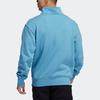 adidas Мужская толстовка с логотипом-трилистником Originals на молнии, цвет синий GL9943