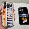 Movie Back To The Future Phone Case For IPhone 16 17 Air 15 14 13 12 11 Pro Max 16E Plus Fundas