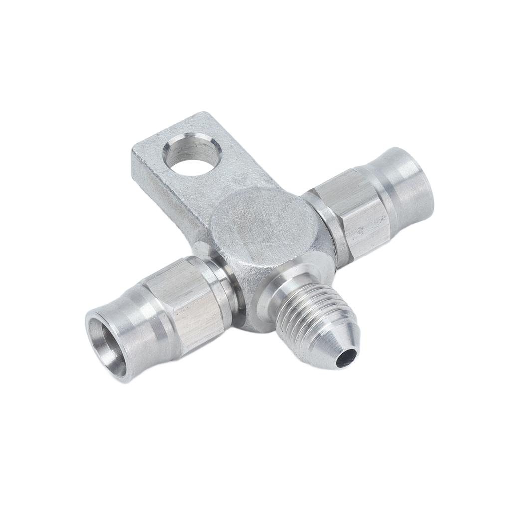 Тройник тормозного шланга AN-3 Фитинги для концов шланга AN3 Компоненты из нержавеющей стали для автомобилей