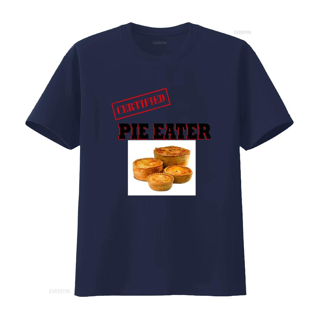 Certified Pie Eater T Shirt Wigan Lancashire Rugby Athletic Sizes S To Xxxl vintage Washed fashion streetwear Comfortable homme