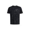 Футболка с коротким рукавом и круглым вырезом с принтом, мужская, черная 1383974-001