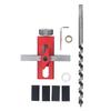 Cabinet Door Installation Positioner Aluminum Alloy Cabinet Door Mounting Jig with 10mm Auger Bit