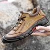 Мужская обувь из натуральной кожи, кроссовки, уличная обувь, мужская обувь на плоской подошве, удобная мужская прогулочная обувь